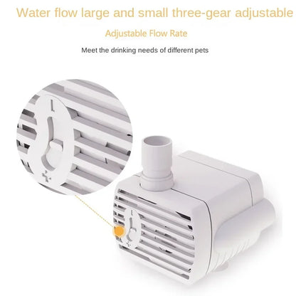 Water Pump Pet Cat Water Fountain Anti-dry Burning Motor Replacement for Cat Flowers Drinking Bowl Water Dispenser Pet Products
