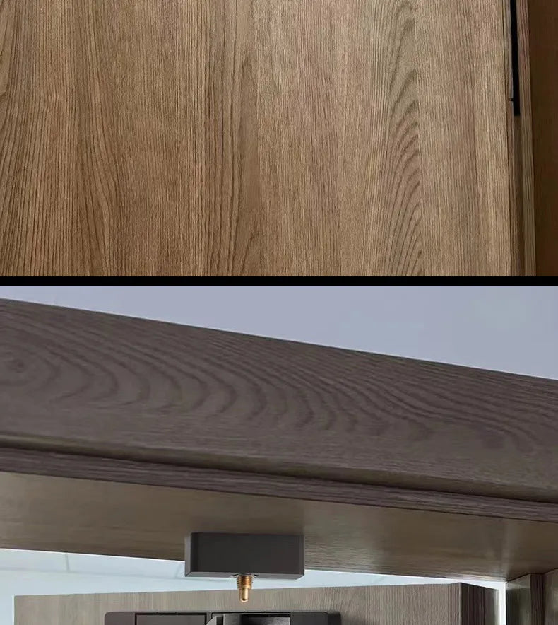 Door Damping Buffer Wooden Door Flat Outward Opening Invisible Door Home Closing Silent Hydraulic Door Closer Anti-pinch