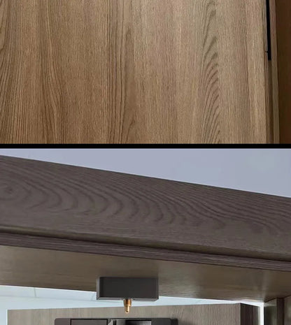 Door Damping Buffer Wooden Door Flat Outward Opening Invisible Door Home Closing Silent Hydraulic Door Closer Anti-pinch