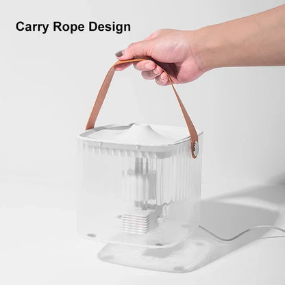 Pet Cat Water Fountain Automatic Dispenser for Pets Cat and Dog Drinking Basin Live Water Circulating Pet Water Feeder Portable