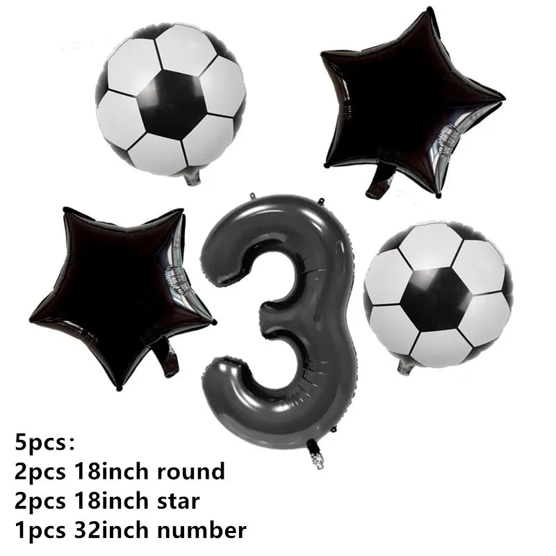 108*180cm Football Tablecloth Party Supplies Disposable Plate Tableware Party Birthday Party Decor Kids Boy Soccer Party Supplie
