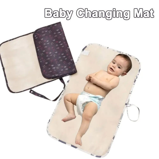 Simple Foldable Baby Changing Mat Portable Quick Change Diaper Changing Pad Durable Lightweight Newborn Diaper Changer Toddler