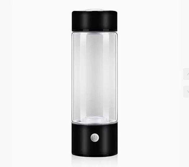 Hydrogen Water Bottle, Portable Hydrogen Water Ionizer Machine Generator Rechargeable Hydrogen Rich Water Glass Health Cup