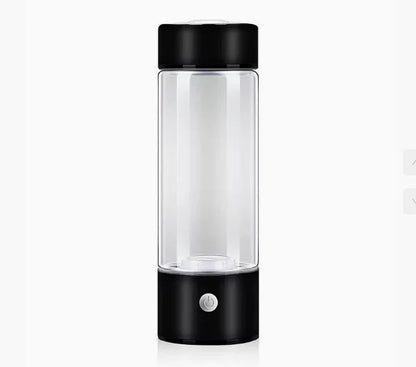 Hydrogen Water Bottle, Portable Hydrogen Water Ionizer Machine Generator Rechargeable Hydrogen Rich Water Glass Health Cup