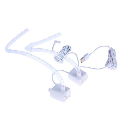 Water Pump LED Light Pet Cat Water Fountain Motor Replacement For Cat Flowers Drinking Bowl Dispenser Home Pet Dog Accessories