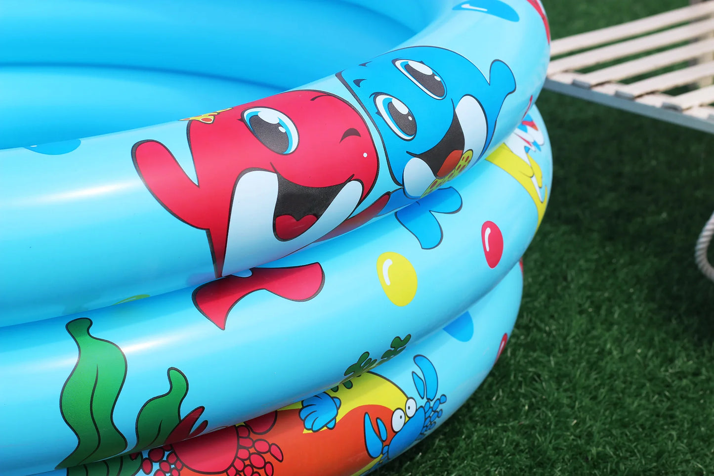 Reusable Inflatable Swimming Pool Double Layer Garden Portable Thickened For Kids Water Toys Party Round Indoor Outdoor Paddling