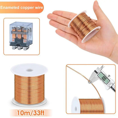 1roll 50g Copper Winding Wire Copper Wire 0.1~1.5mm Cable Copper Wire Magnet Wire copper lacquer wire Enameled