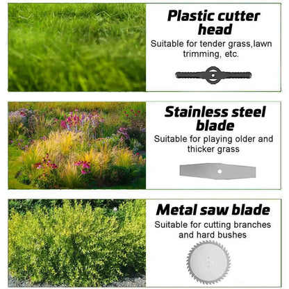 2025 new household garden electric lawn mower, lawn trimmer, automatic release rechargeable garden lawn trimmer