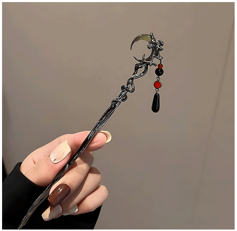 Fashion Women Hair Accessory Unique Design Alloy Hair Stick Suitable Daily Gathering Paired Niche Jewelry Hair Clips Hair Needle