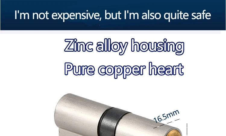 Indoor bedroom doors and windows 60 70 80 mm lock cylinder Smart door locks Electronic lock House door locks