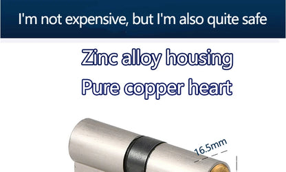 Indoor bedroom doors and windows 60 70 80 mm lock cylinder Smart door locks Electronic lock House door locks