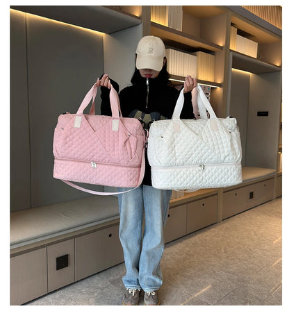 Large Capacity Travel Bags Luggage Organizer Bag Handbag Waterproof Portable Foldable Travel Clothes Storage Bag Shoulder Bags