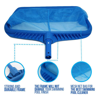 Leaf Skimmer Net Professional Pool Cleaning Net Multi-function Portable Practical Durable Lightweight Swimming Pool Accessories