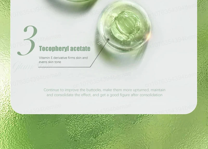 Sexy body care, silky, plump and elastic