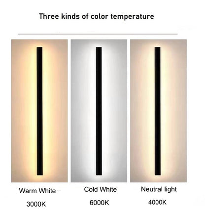 LED Outdoor Wall Light Modern Waterproof IP65 villa Porch Garden patio exterio Wall Lamp Rainproof in front of garage door Lamp