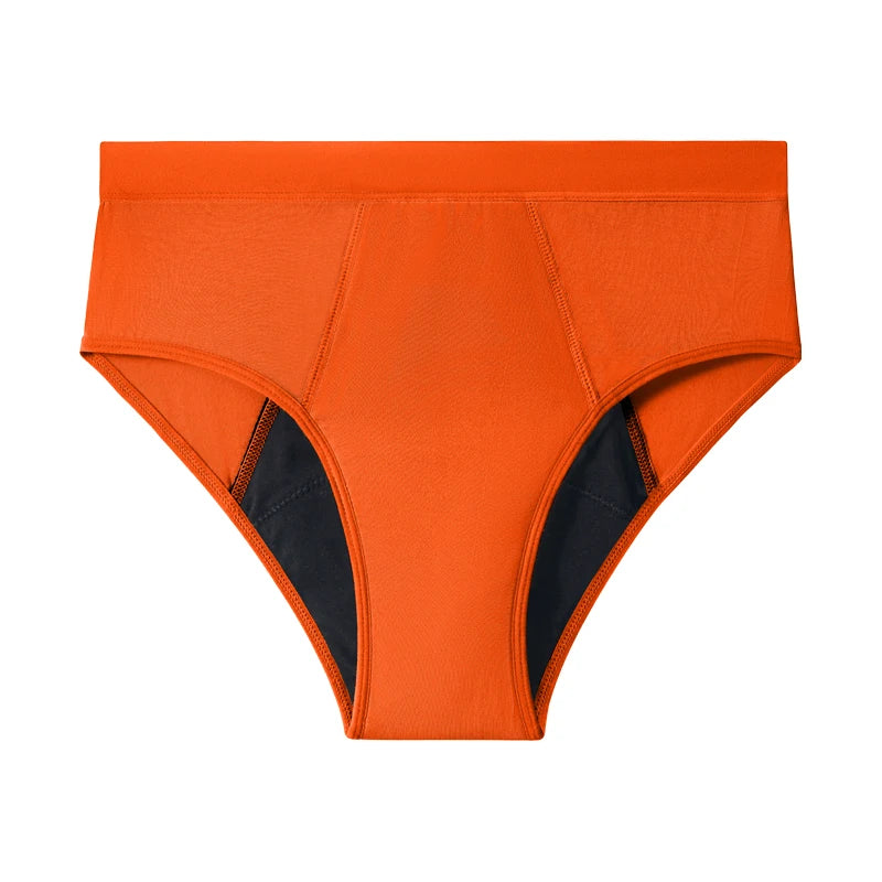 Menstrual Panties Women Abundant Flow Menstrual Period Panties High Waist Menstrual Cycle Absorbent Underwear Leak Proof Panties