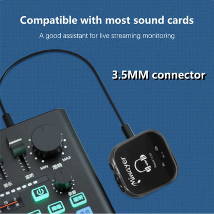 Miwayer 5.8G Wireless In Ear Monitor System Transmitter Receiver System IEM System with Transmitter Receiver Automatic Pairing