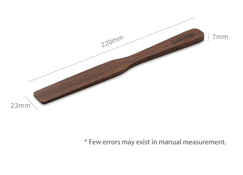 MHW-3BOMBER Durable Walnut Stirrers Vintage Solid Wood Textured Coffee Stirrers Exquisite Home Barista Kitchen Accessories