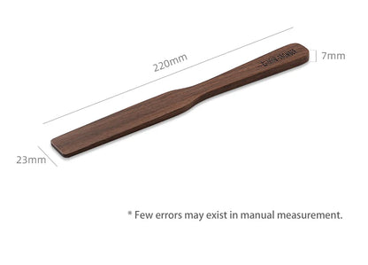 MHW-3BOMBER Durable Walnut Stirrers Vintage Solid Wood Textured Coffee Stirrers Exquisite Home Barista Kitchen Accessories