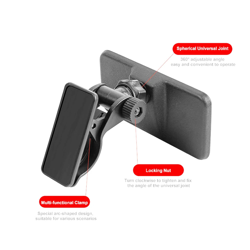 Car Mirrors Baby Safety Mirrors Car Interior Rear View Mirror 360 Degrees Rotatable Makeup Mirrors Shatterproof Adjustable