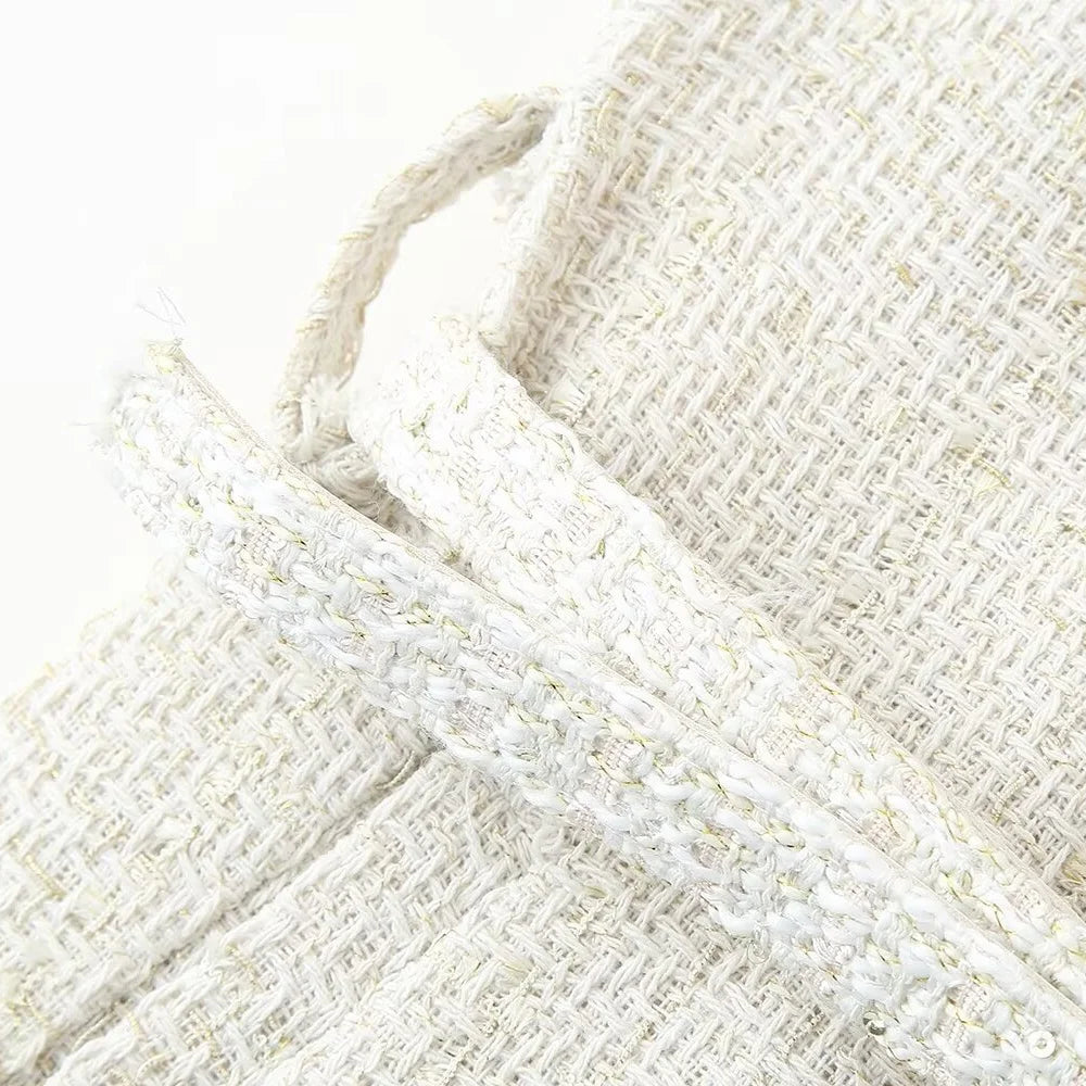 2025 New Women's Clothing European and American Style Fashion Design Sense Small Fragrant Style Decoration Texture Vest