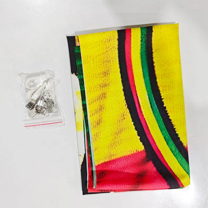 Wall Art Decor  Fabric Tapestry Wall Hanging  Living Room Bedroom Kitchen Dorm Decor Multi  Flag 3D printed pattern