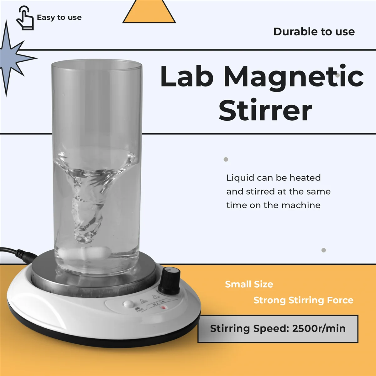 RA-Heating Stirrer Magnetic Agitator Stirrer Hotplate Aborator Stirring Machine with Stir Bar Laborator Stirring Us