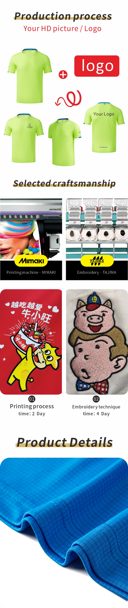 Sports Quick Drying Logo Customized T-shirt with Cool and Breathable Group Embroidery Brand Printing DIY