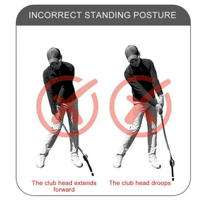 Golf Swing Trainer Portable Professional Golf Swing Aid Sports Supplies Training Equipment For Indoor Outdoor Course Home