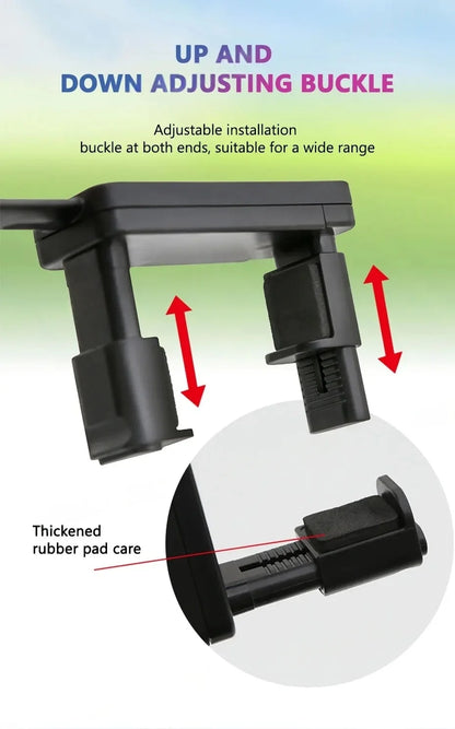 Car Interior Rear View Mirror Mount Clip 360 Rotatable Adjustable Car Observing Back Seat Auxiliary Mirror Baby Monitor