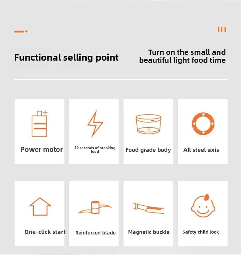 Portable Electric Garlic Chopper 100ml 250ml USB Vegetable Grinder Kitchen Garlic Masher Food Processor Tool