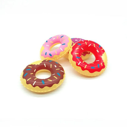 20PCS inflatable mini swimming rings water games swimming ring toys neighborhood mini children's swimming rings donuts