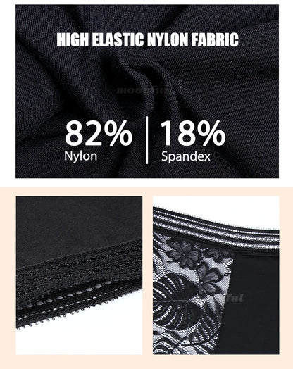 Menstrual Panties Woman High Waist Menstrual Cycle Absorbent Underwear Leak Proof Menstrual Briefs Period Underwear Heavy Flow