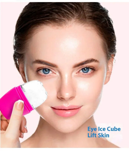 Silicone Ice Facial Roller Face Lifting Contouring Tools Ice Cube Trays Ice Globe Balls Eye Body Massager Beauty Skin Care Tool