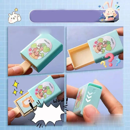 Supplies Little Magician Wiping Tools Pencil Erasers School Office Supplies Writing Drawing Eraser Magic Box Rubber Eraser