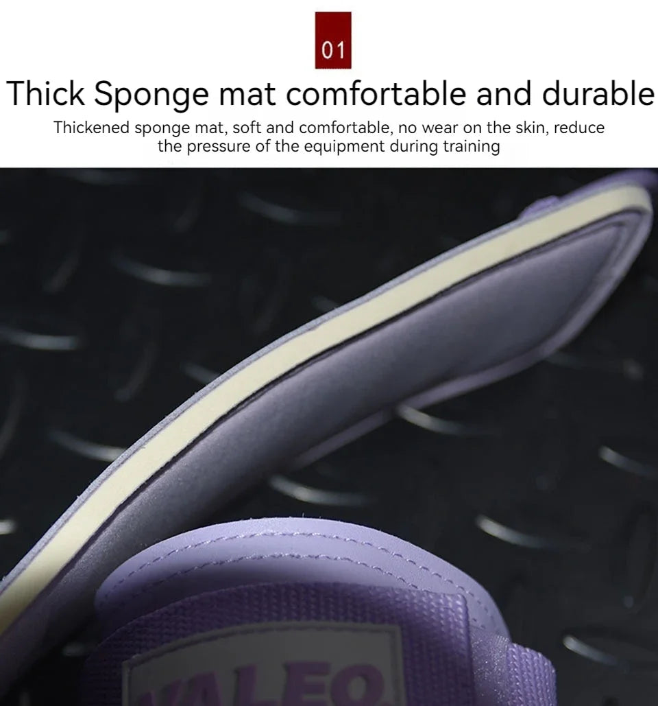 Resistance Bands Set Ankle Straps Adjustable Foot Support Padded Cuff Ankle Weight Leg Training Brace Yoga Sport Tool