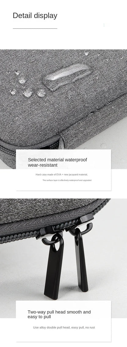 Large Capacity Travel Electronics Accessories Organizer Tablet Hard Disk Cable Portable Storage Bag EVA Airbag Travel Bags