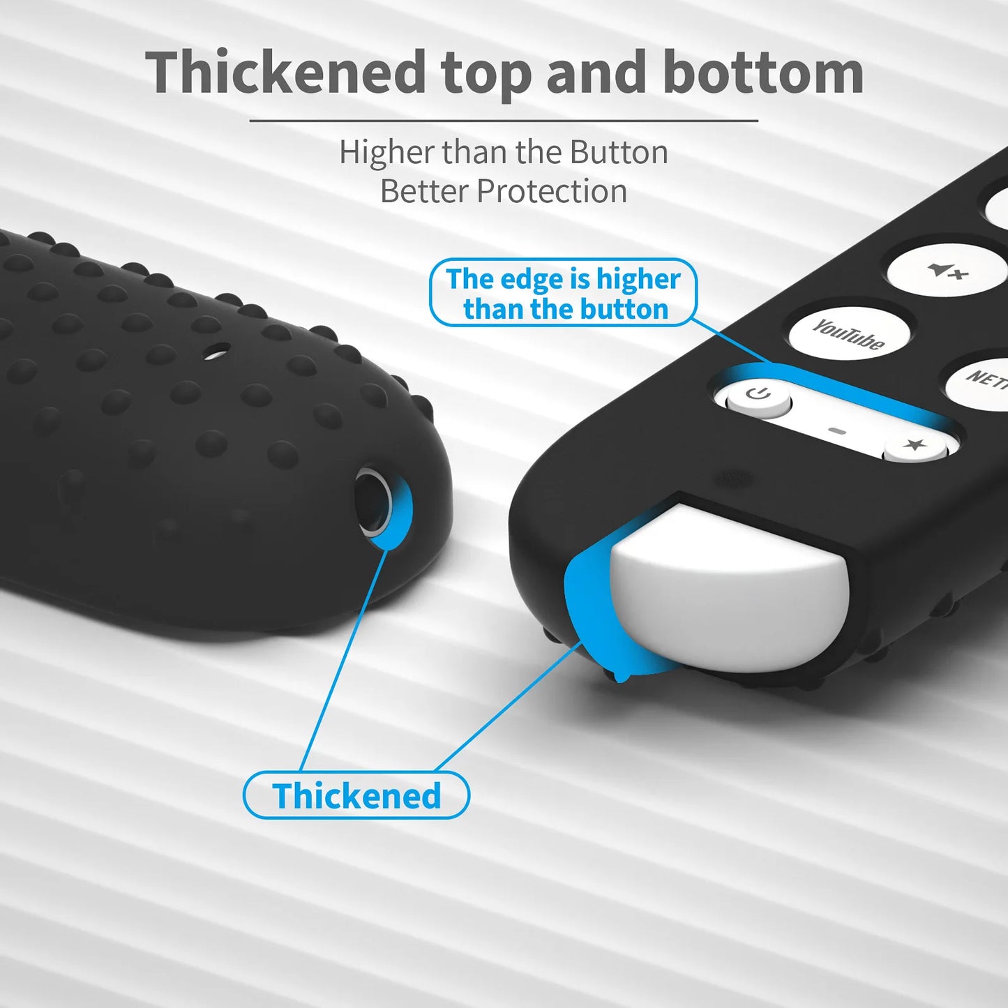 For Google Silicone Remote Controller Cases Protective Covers For Google TV Streamer 4K TV 2024 for Google GY3LE Remote Controll