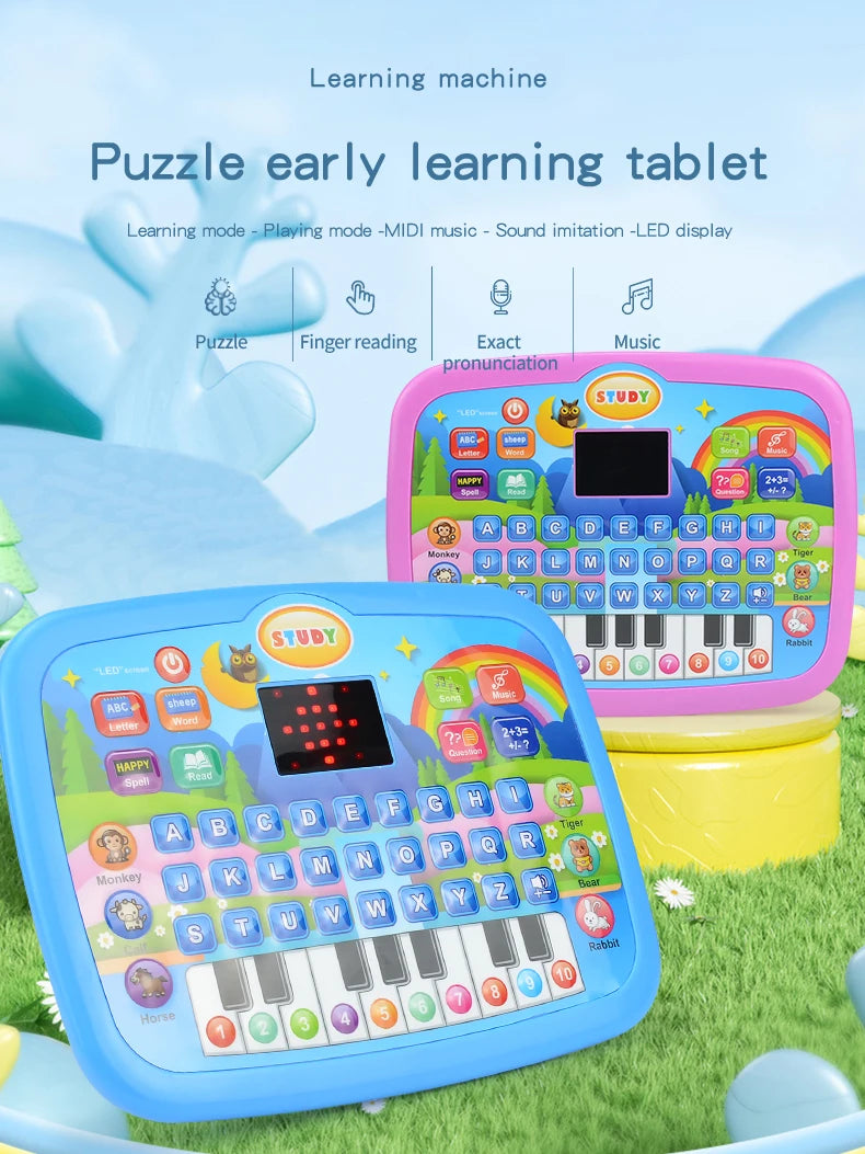 Educational Learning Machine Toys, Electronic Study Game for 3+ Year Old's Girls Boys Gift Birthday Presents Child Kids Computer