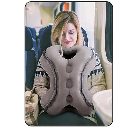 Inflatable Travel Neck Air Pillow Headrest Support Cushion Soft Sleep Pillows for Airplane Sleeping Car Train Office Home 바디필로우