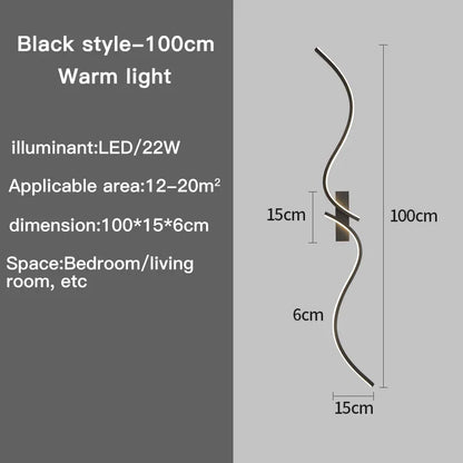 Modern Wall Lamp Letter LED Decorative Lights Nordic Living Room Wall light Corridor Hang Lamp Home Decoration Lighting Fixtures