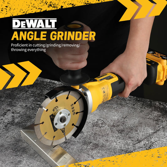 DEWALT DCG405FN Angle Grinder 20V Brushless Motor Cutting Machine 125mm Rechargeable Cordless Handheld Polishing Machine