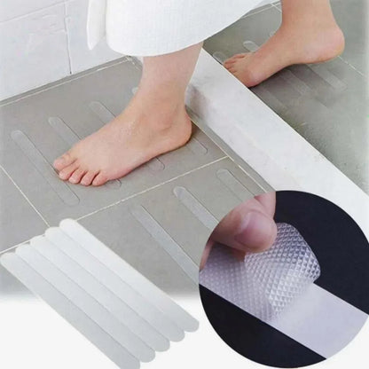 New Anti-Slip Strips Shower Stickers Bath Safety Strips Transparent Non Slip Strips Stickers for Bathtubs Showers Stairs Floors