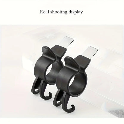 2Pcs Car Trunk Hook - Umbrella Stand Installation - Internal Sunshade in Car Accessories, Extended Two Small Hooks, Car Umbrella Stand, Car Trunk, Umbrella Holder, Umbrella Cover Storage Hook, Clip Car Supplies