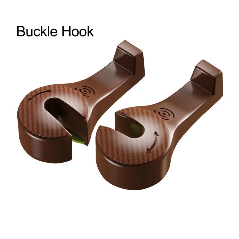 Car Seat Back Hook Headrest Hidden Mount Auto Vehicle Back Seat Organizer Car Accessories Hanging Hooks Storage Hanger Universal