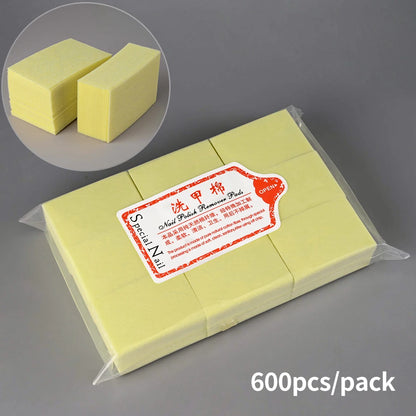 100% Cotton Nail Polish Remover Cotton， Nail Polish Manicure Gel Dust Cleaning Cotton Nail Art Remover Cotton Pads Wet Compress