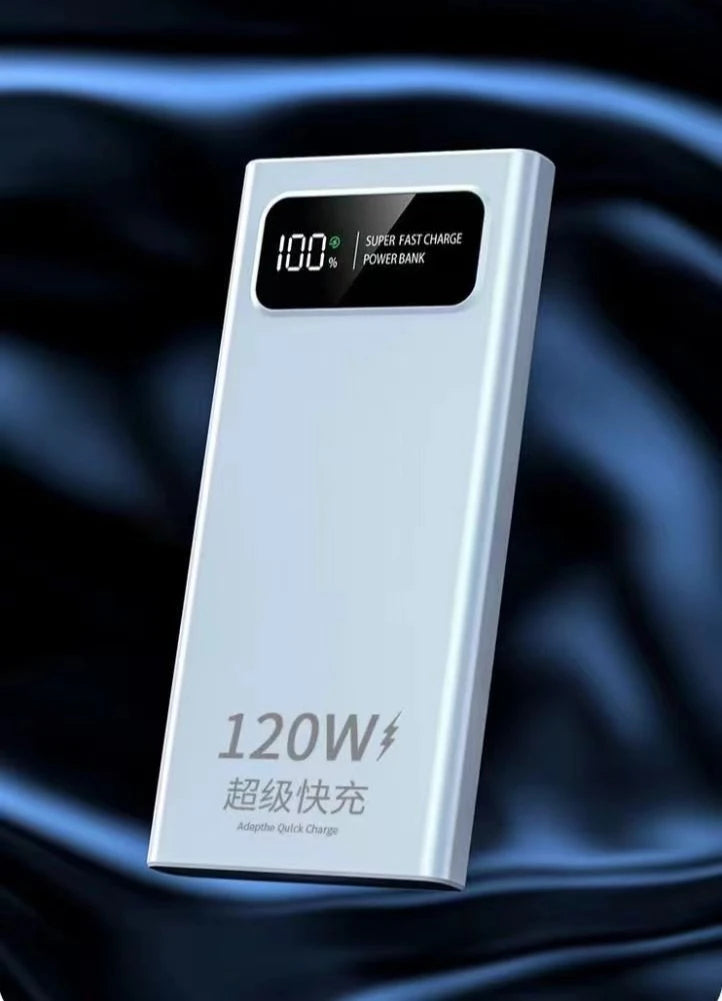 BCAK New 120W Power Bank 20000mAh Super Fast Charging Large Capacity Mobile Power Supply