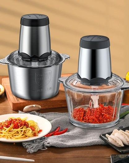 Houselin Food Processors, Meat Grinder & Food Chopper Electric Vegetable Chopper for Meat/fish/Vegetable/Baby Food