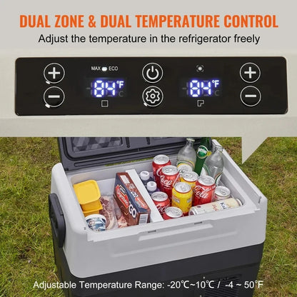 35L, 45L, 55L Car Refrigerator-Mini Fridge Freezer with Portable Compressor Cooler,Ice Box for Camping and Travelling Adventures