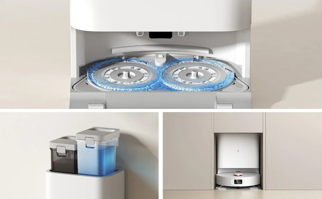 XIAOMI MIJIA H40 Self Robot Vacuum Cleaners Mop CN 6000PA Cyclone Suction Smart Home Sweeping High Speed Rotary Scrubbing